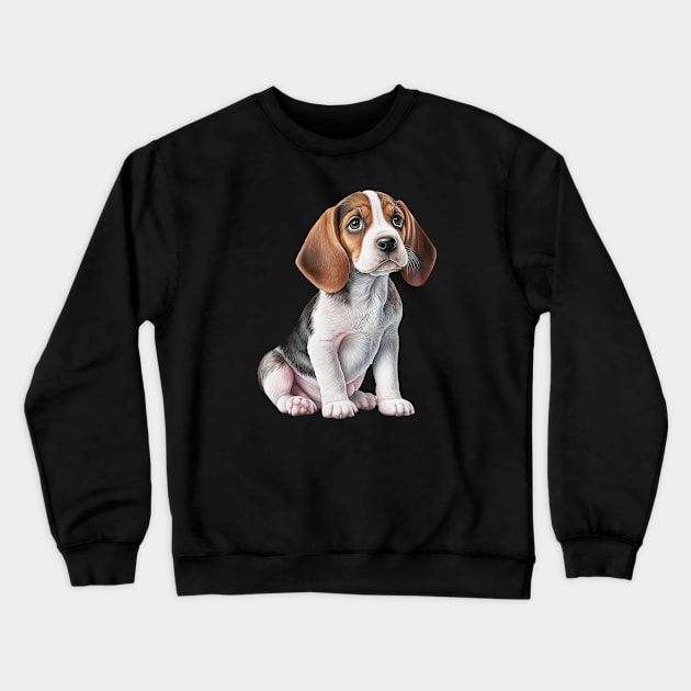 Puppy Beagle Crewneck Sweatshirt by JayD World